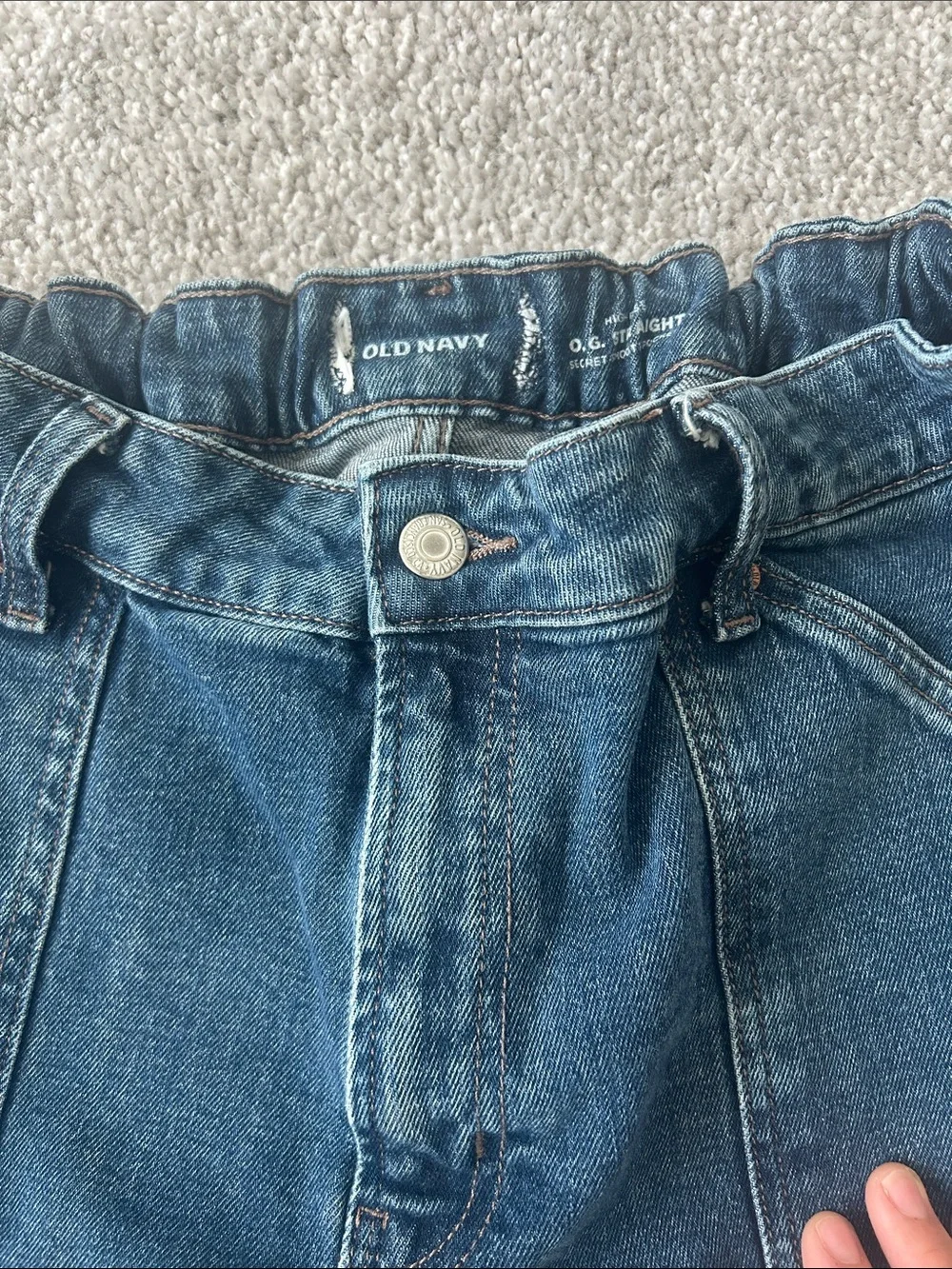 Old Navy OG High Rise Straight Jeans - Picture 4 of 8